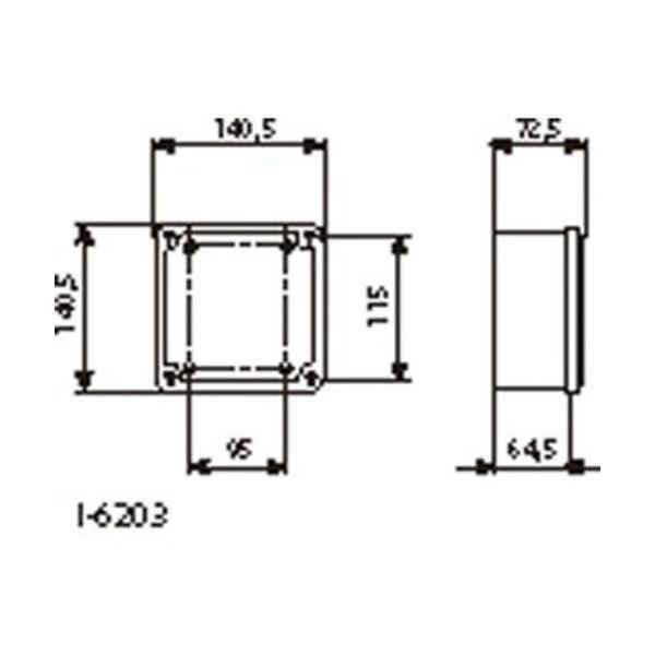 CAJA 130x130x60 CIEGA SERIE MARINER