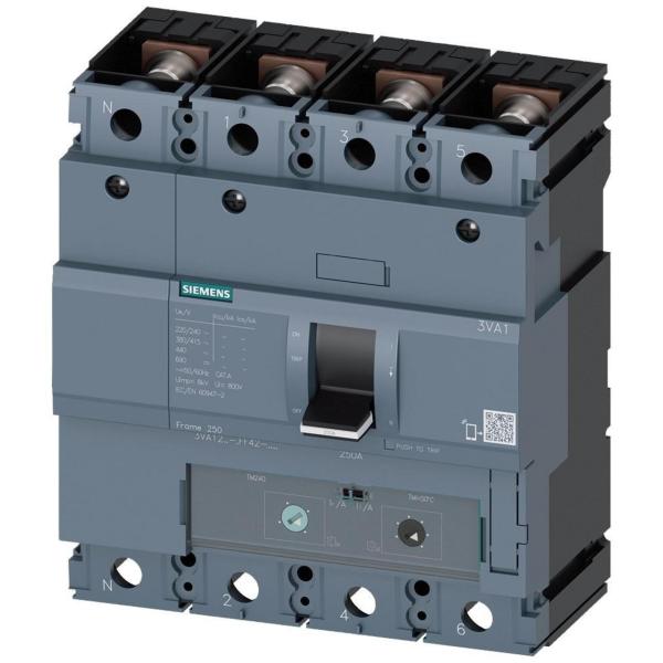 INTERRUPTOR AUTOMTICO 3VA1 36kA 4 POLOS TM240 160A PROTECCIN NEUTRO 1