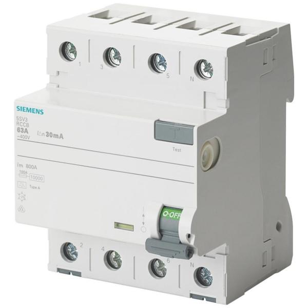 DIFERENCIAL TIPO-A 63A 3+neutro 30mA 400V 4 MDULOS RETARDO