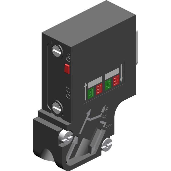 CONECTOR PROFIBUS HASTA 12 MBIT/S SIN CONECTOR PARA PG