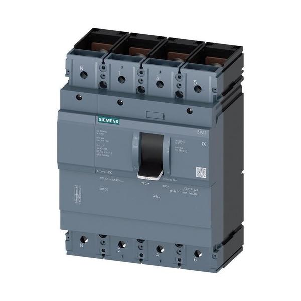 INTERRUPTOR-SECCIONADOR 3VA1 IEC To.400 4 P SD100,In=400A S/PROT.SOBREC.S/PROT.