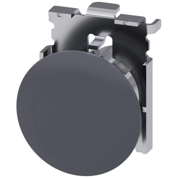 TAPN CIEGO PARA PUNTOS DE MANDO VACOS 30mm DE METAL MATE, GRIS ARENA