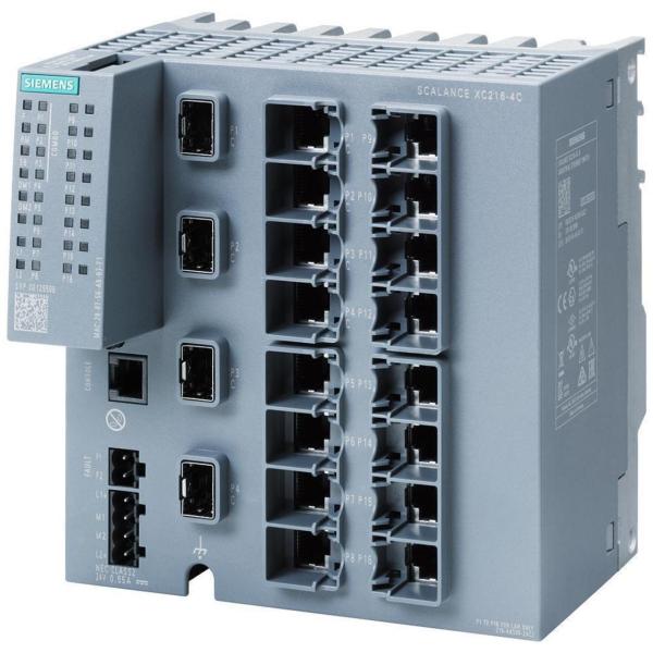 SWITCH GEST.LAYER 2,SCALANCE XC216-4C,12 PTO.RJ45 10/100 MBIT/S,4 PTO.COMBO