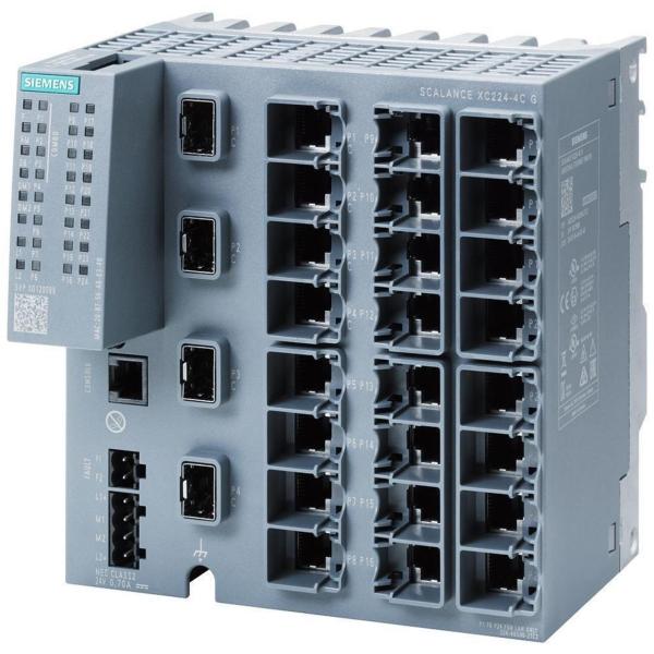 SWITCH GEST.LAYER 2,SCALANCE XC224-4C G(E/IP),20 PTO.RJ45 10/100/1000 MBIT/S