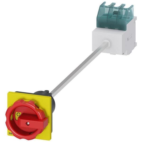 INTERRUPTOR 3LD2 3 POLOS 25A 4 ORIFICIO BASE ROJO / AMARILLO