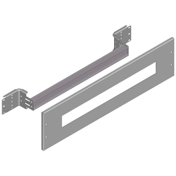 SOPORTE PERFIL DIN +TAPA 1 FILA 600x150