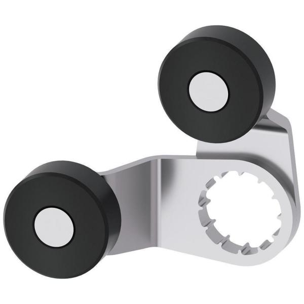 HORQUILLA INOXIDABLE CON 2 RODILLO PLÁSTICO 19mm 1 PISTA