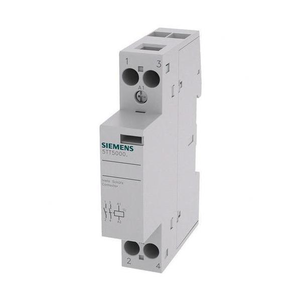 CONTACTOR DE INSTALACIN 2 NA 230/400V AC 20A CON MANDO 24V AC/DC