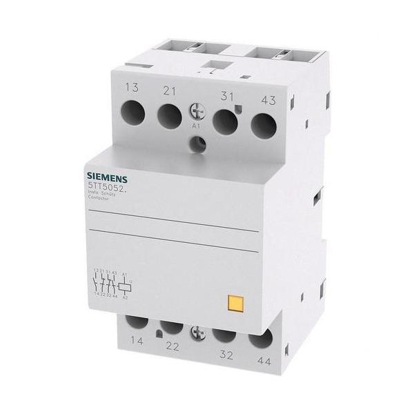 CONTACTOR DE INSTALACIN 2 NA+2 NC 230V AC 400V 63A CON MANDO 230V AC 220V DC