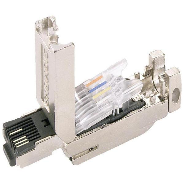 CONECTOR RJ45 CON CARCASA METLICA ROBUSTA