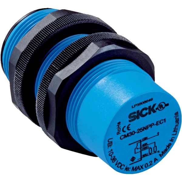 sensores de proximidad capacitivos, CM30-25NPP-EC1
